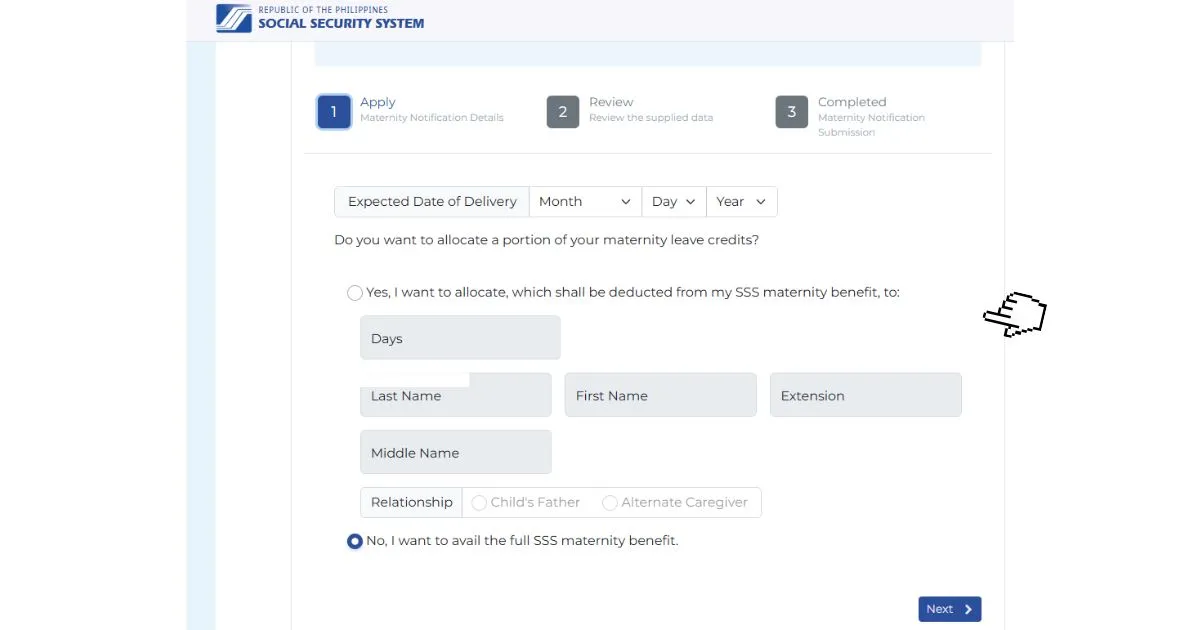 maternity-notification-form SSS maternity notification form